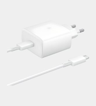 Samsung 45W Fast Charger USB-C + USB-C to USB Cable 1M Wit
